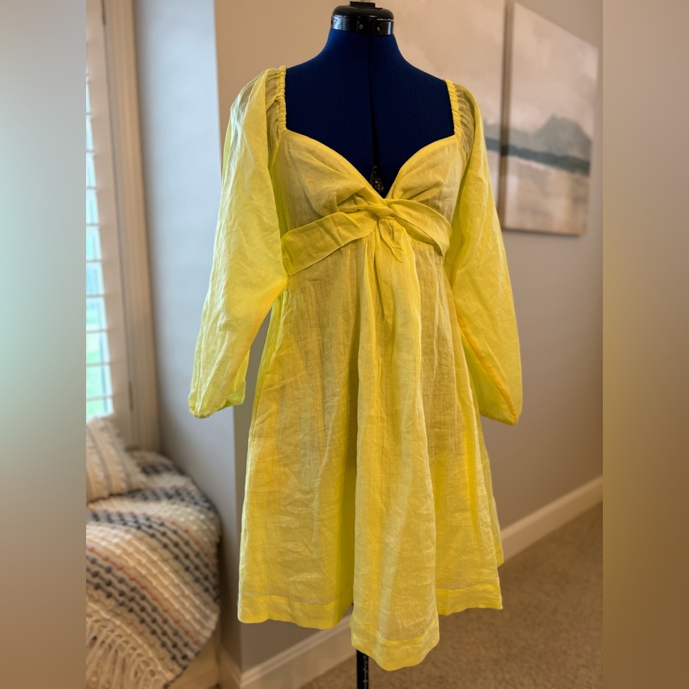Banana Republic Ramie Twist Dress NWOT Size Small
